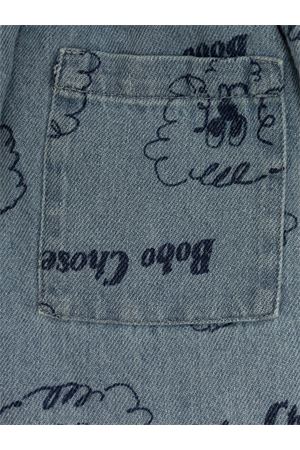 blue cotton trousers BOBO CHOSES KIDS | B126AB074.